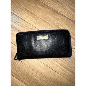 Vintage Phillipe Charriol Wallet Black Leather